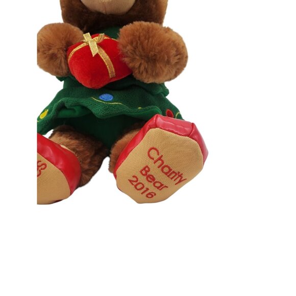 Rare Hard to Find Colletable Belk Gives 2016 Charity Bear Plush Toy Brown Red - Picture 3 of 7